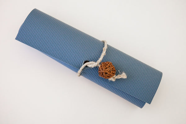 slate blue yoga cat mat