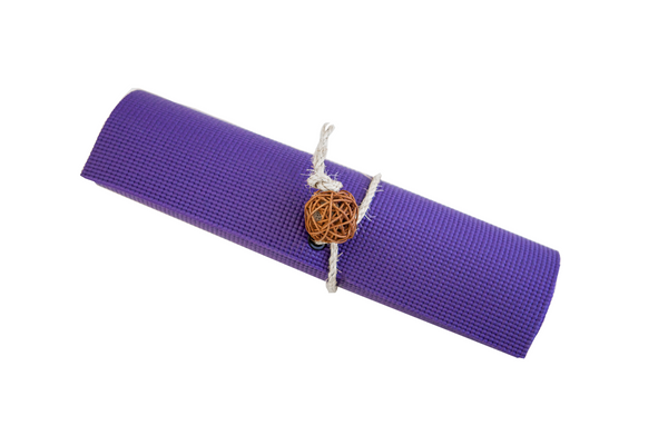 purple yoga cat mat